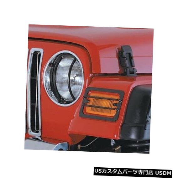 ヘッドライト Smittybilt 5660ユーロヘッドライトガード2?1997年?2006年のジープJKラングラー Smittybilt 5660 Euro Head Light Guards2-Piece For 1997-2006 Jeep JK Wrangler 【並行輸入品】