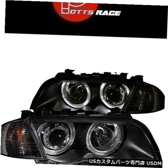 ヘッドライト Anzo 121261ブラックCCFLハロープロジェクターヘッドライトコーナーライトはBMW 325i 01に適合 Anzo 121261 Black CCFL Halo Projector Headlights Corner Lights Fits BMW 325i 01 【並行輸入品】
