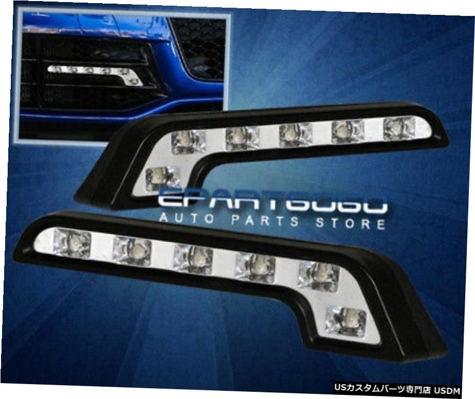 自動車車のトラックSUVのRvフロントバンパーラグジュアリー信号霧DRLランライトランプ Automobile Car Truck Suv Rv Front Bumper Luxury Signal Fog Drl Run Lights Lamps 【並行輸入品】