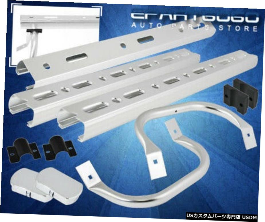 ブレースレールバーアルミマウントバーを取り付け4X4オフロードレース霧ヘッドライトランプ 4X4 Off Roading Fog Head Lights Lamps Mounting Brace Rail Bar Aluminum Mount Bar 【並行輸入品】