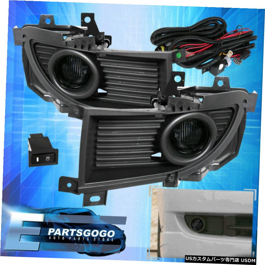 04-06三菱ランサーラリーアートフロントフォグライトスモーク電球配線スイッチ用 For 04-06 Mitsubishi Lancer Ralliart Front Fog Light Smoked Bulbs Wiring Switch 【並行輸入品】