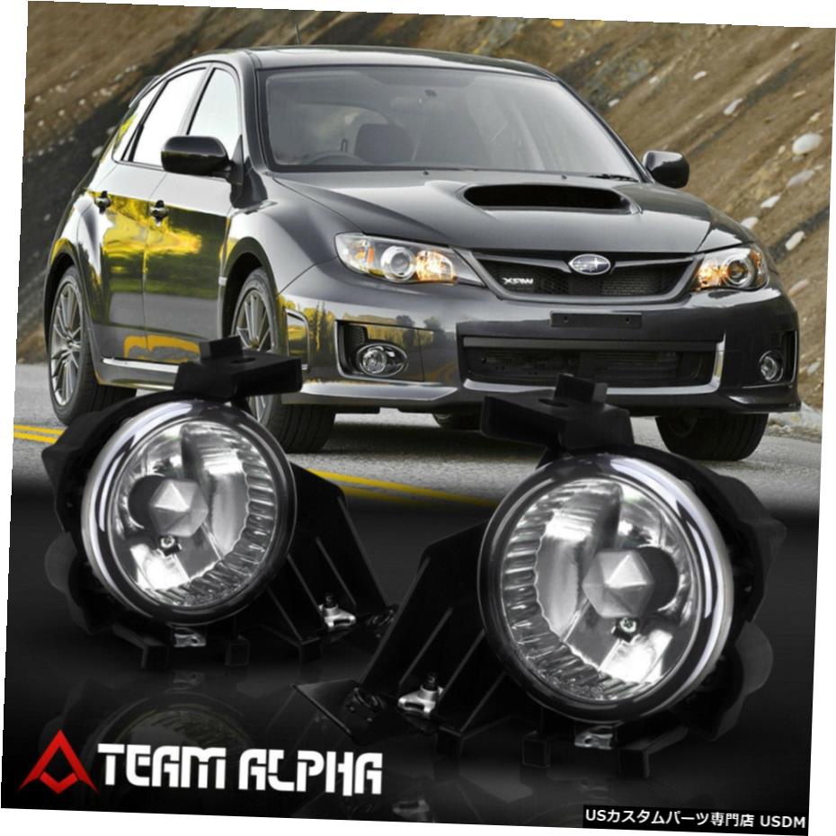 はめあい2008-2011スバルインプレッサ/ WRX OE [クリア]バンパーフォグライトドライビングランプワット/電球 Fits 2008-2011 Subaru Impreza/WRX OE[Clear]Bumper Fog Light Driving Lamp w/Bulb 【並行輸入品】