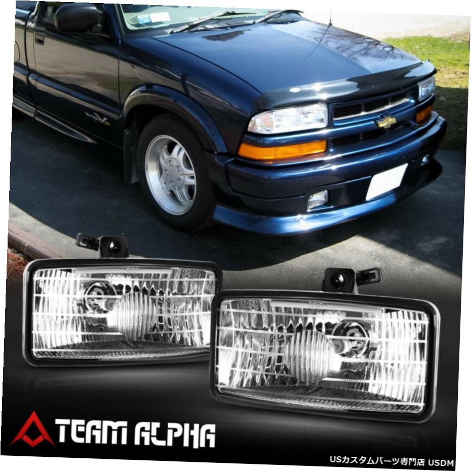 フィット2000-2003シボレーS10エクストリーム[クリア]バンパーフォグライトランプワット/スイッチ+ハーネス Fits 2000-2003 Chevy S10 Xtreme [Clear] Bumper Fog Light Lamp w/Switch+Harness 【並行輸入品】