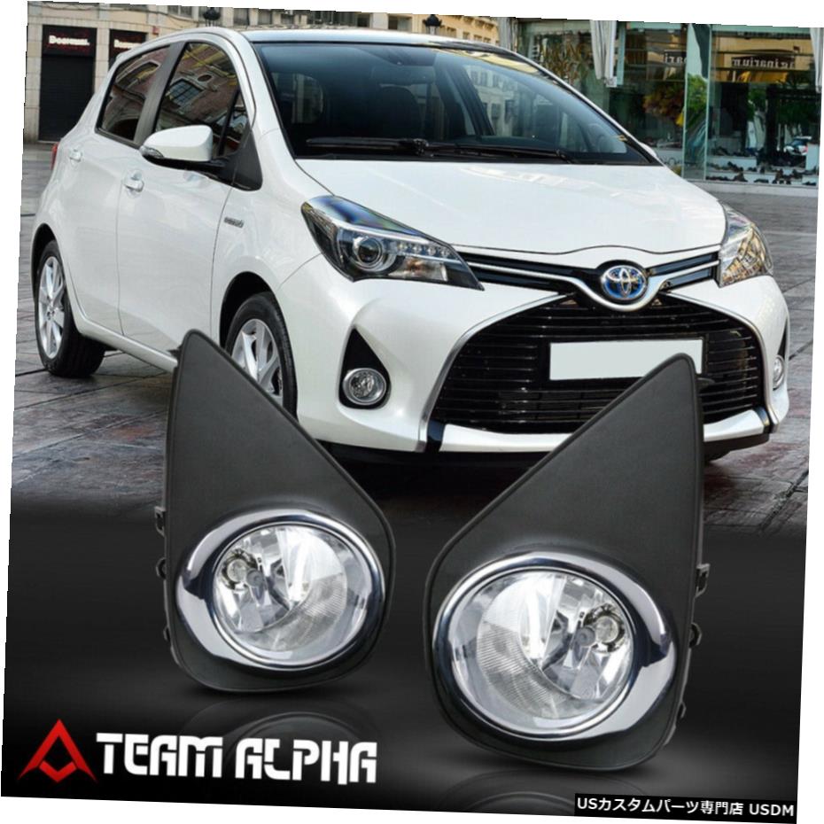 はめあい2015-2016トヨタヤリスHB [クリア]バンパーフォグライトのw /スイッチ+ハーネス+ベゼル Fits 2015-2016 Toyota Yaris HB [Clear] Bumper Fog Light w/Switch+Harness+Bezel 【並行輸入品】 35,250円