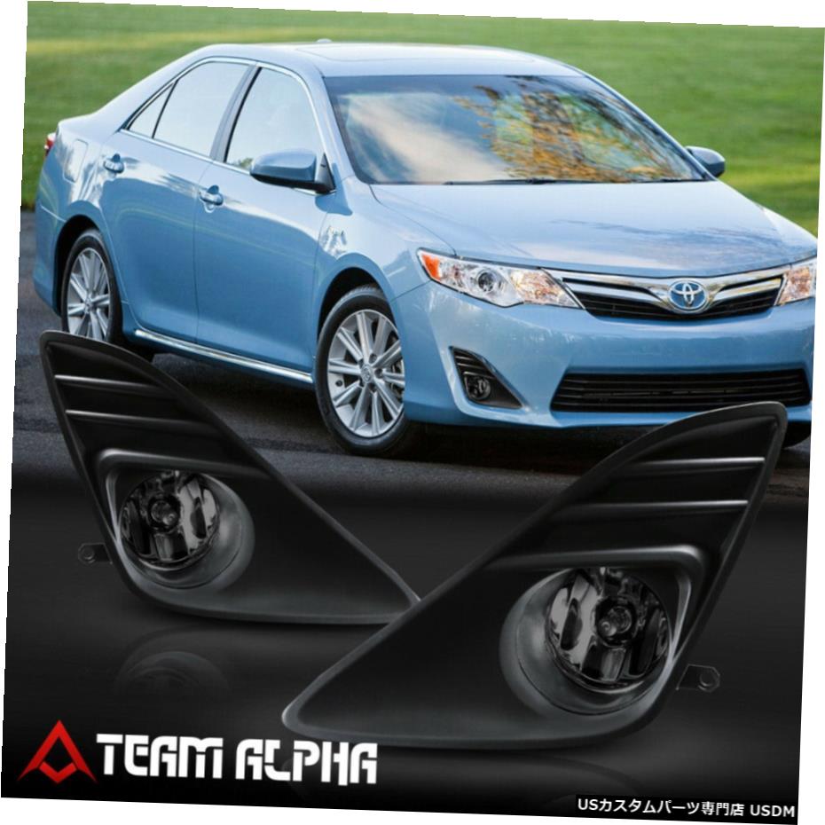 はめあい2012-2014トヨタカムリ[スモーク]バンパーフォグライトのw /スイッチ+ハーネス+ブラックベゼル Fits 2012-2014 Toyota Camry[Smoke]Bumper Fog Light w/Switch+Harness+Black Bezel 【並行輸入品】 33,176円