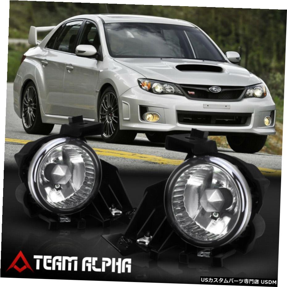 はめあい2008-2011スバルインプレッサ/ WRX [クリア]バンパーフォグライトのw /スイッチ+ハーネス+ベゼル Fits 2008-2011 Subaru Impreza/WRX[Clear]Bumper Fog Light w/Switch+Harness+Bezel 【並行輸入品】
