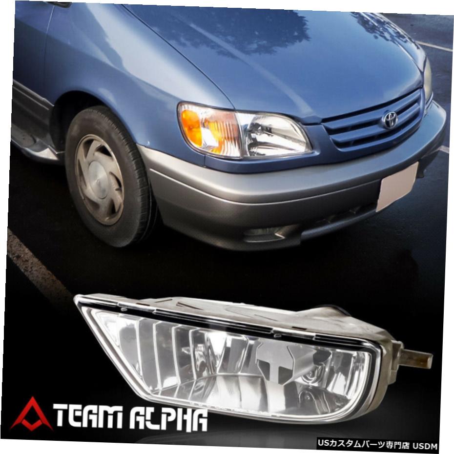 フィット2001-2003トヨタシエナ[LHドライバーサイド]クリアOEの交換バンパーフォグランプ Fit 2001-2003 Toyota Sienna[LH Driver Side]Clear OE Replacement Bumper Fog Light 【並行輸入品】
