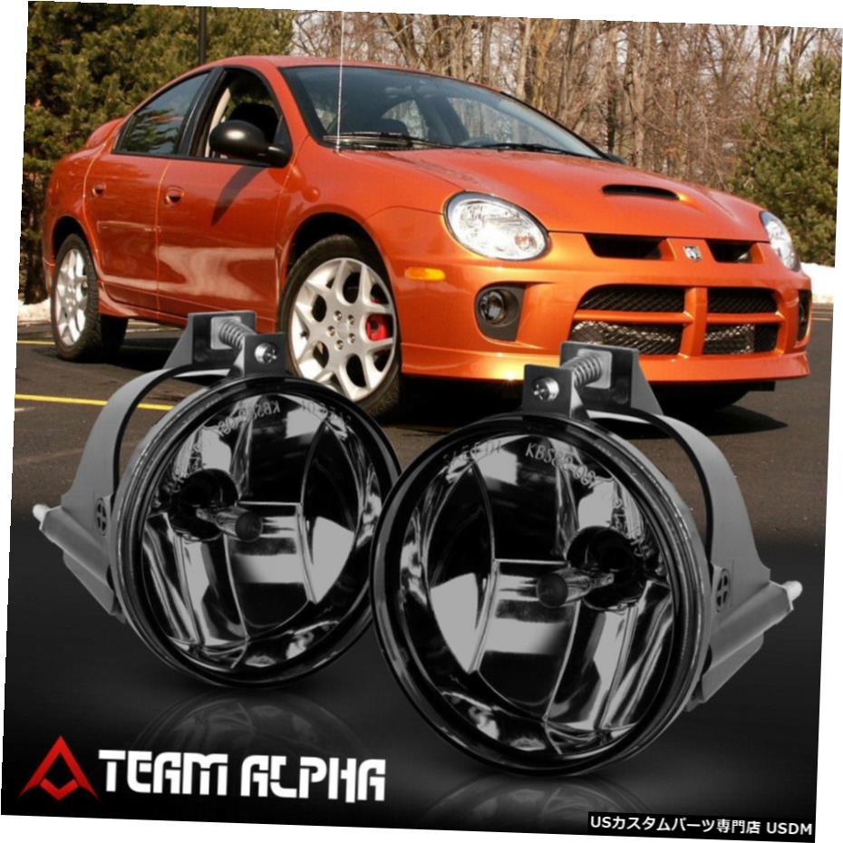 はめあい2003-2005ダッジネオン[スモーク]バンパーフォグライトドライビングランプワット/スイッチ+ハーネス Fits 2003-2005 Dodge Neon [Smoke] Bumper Fog Light Driving Lamp w/Switch+Harness 【並行輸入品】