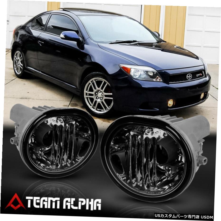 はめあい2003-2010マトリックス/ TC [スモーク]バンパーフォグライトドライビングランプワット/スイッチ+ハーネス Fits 2003-2010 Matrix/tC [Smoke] Bumper Fog Light Driving Lamp w/Switch+Harness 【並行輸入品】