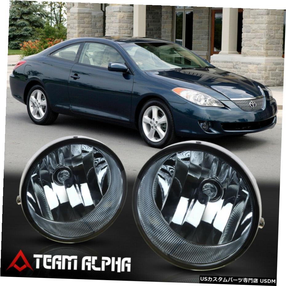 はめあい2007-2016トヨタタンドラ/セコイア/ソラーラ/タコマ[スモーク]バンパーフォグライトランプ Fits 2007-2016 Toyota Tundra/Sequoia/Solara/Tacoma [Smoke] Bumper Fog Light Lamp 【並行輸入品】 32,175円