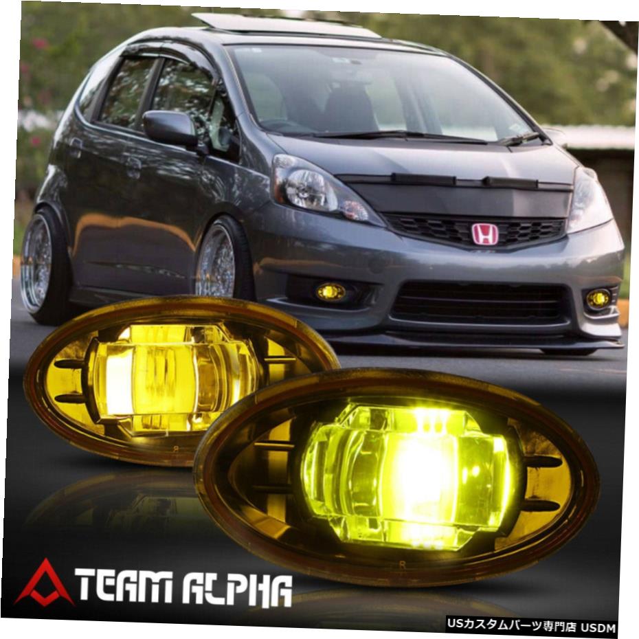 適合2009-2017アコード/シビック/オデッセイイエロー{6000K LED}フォグライトW /スイッチ+ハーネス Fits 2009-2017 Accord/Civic/Odyssey Yellow{6000K LED}Fog Light w/Switch+Harness 【並行輸入品】 36,322円