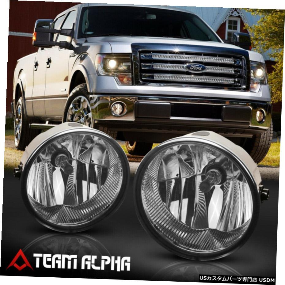 はめあい2011-2014フォード/リンカーンF150 / Mark LTで[クリア]バンパーフォグライトのw /スイッチ+ハーネス Fits 2011-2014 Ford/Lincoln F150/Mark LT[Clear]Bumper Fog Light w/Switch+Harness 【並行輸入品】