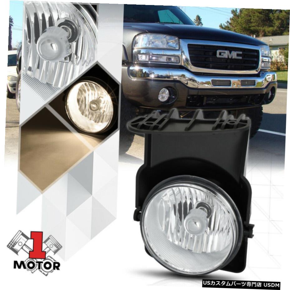 03-04 GMCシエラのためのLHドライバーサイドOEスタイルの交換フォグランプバンパーランプ LH Driver Side OE Style Replacement Fog Light Bumper Lamp for 03-04 GMC Sierra 【並行輸入品】