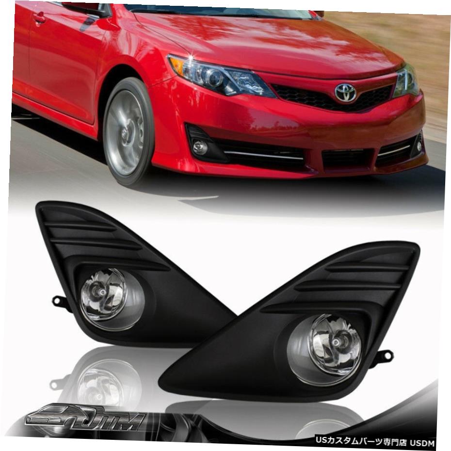 2012トヨタカムリLE XLEハイブリッドクリアレンクローム住宅バンパーフォグライトランプ 2012 Toyota Camry LE XLE Hybrid Clear Len Chrome Housing Bumper Fog Light Lamp 【並行輸入品】