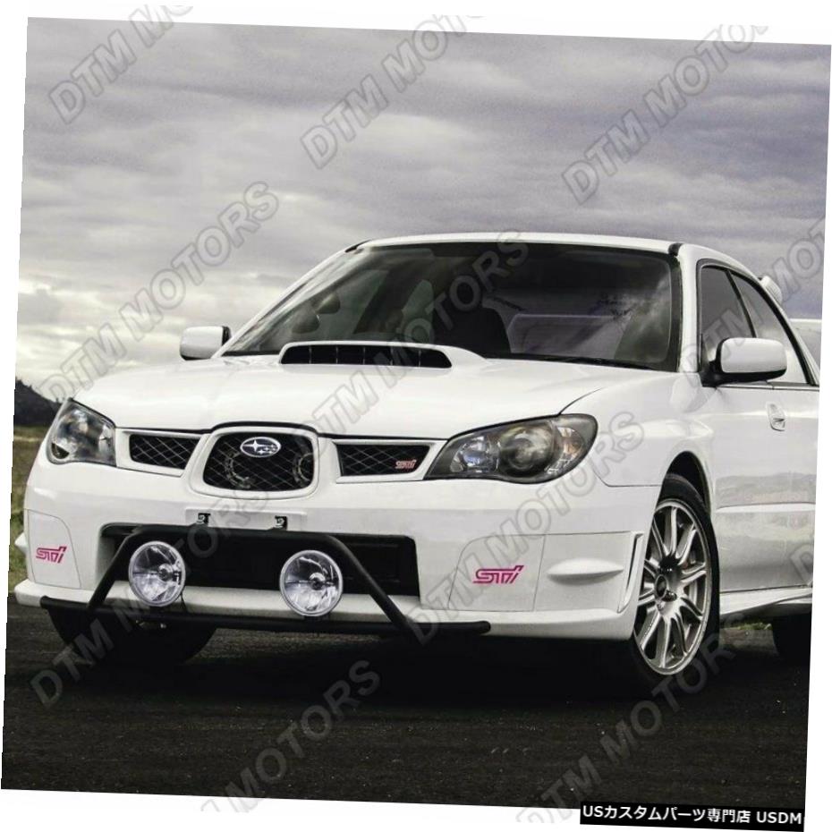 06-07スバルインプレッサWRX塗装ホワイトフォグライトランプバンパーカバーキャップベゼルの場合 For 06-07 Subaru Impreza WRX Painted White Fog Light Lamp Bumper Cover Cap Bezel 【並行輸入品】