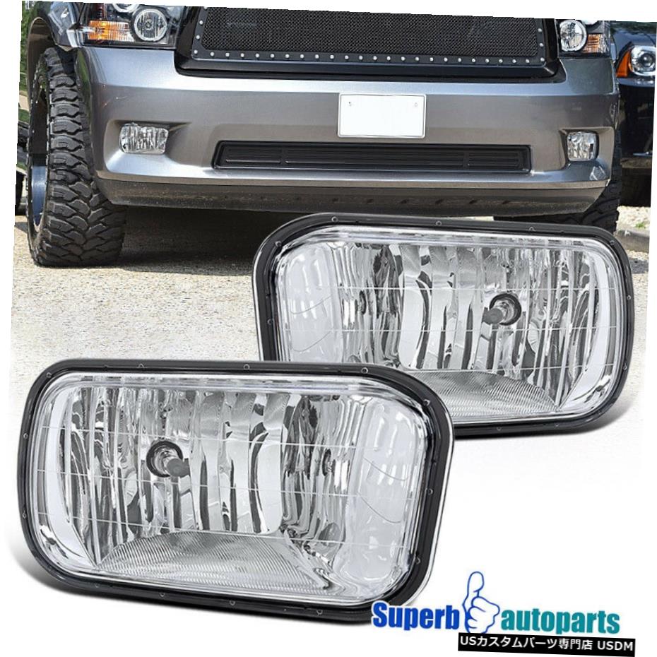 2009-2012ダッジラム1500個の2500個の3500個のフォグランプバンパーランプのワット/ H10球根 For 2009-2012 Dodge Ram 1500 2500 3500 Fog Light Bumper Lamps w/ H10 bulbs 【並行輸入品】