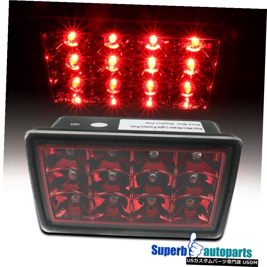 2011-2018のためのスバルインプレッサWRXレッドLEDリアフォグライト第三ブレーキランプ For 2011-2018 Subaru Impreza WRX Red LED Rear Fog Light 3rd Brake Lamp 【並行輸入品】