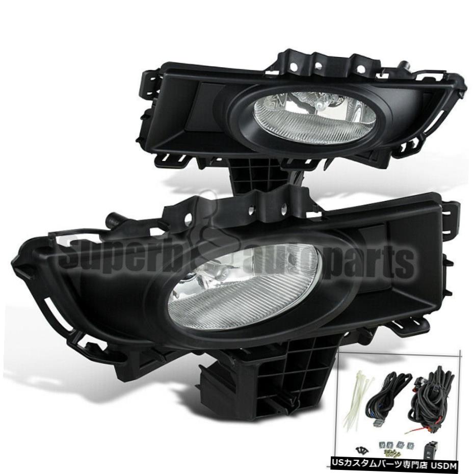 2007-2009マツダ3 4Dセダンバンパーフォグランプ+ H11球根のために/ワイヤーW +スイッチ For 2007-2009 Mazda 3 4D Sedan Bumper Fog Lights+H11 Bulbs w/ Wires+Switch 【並行輸入品】