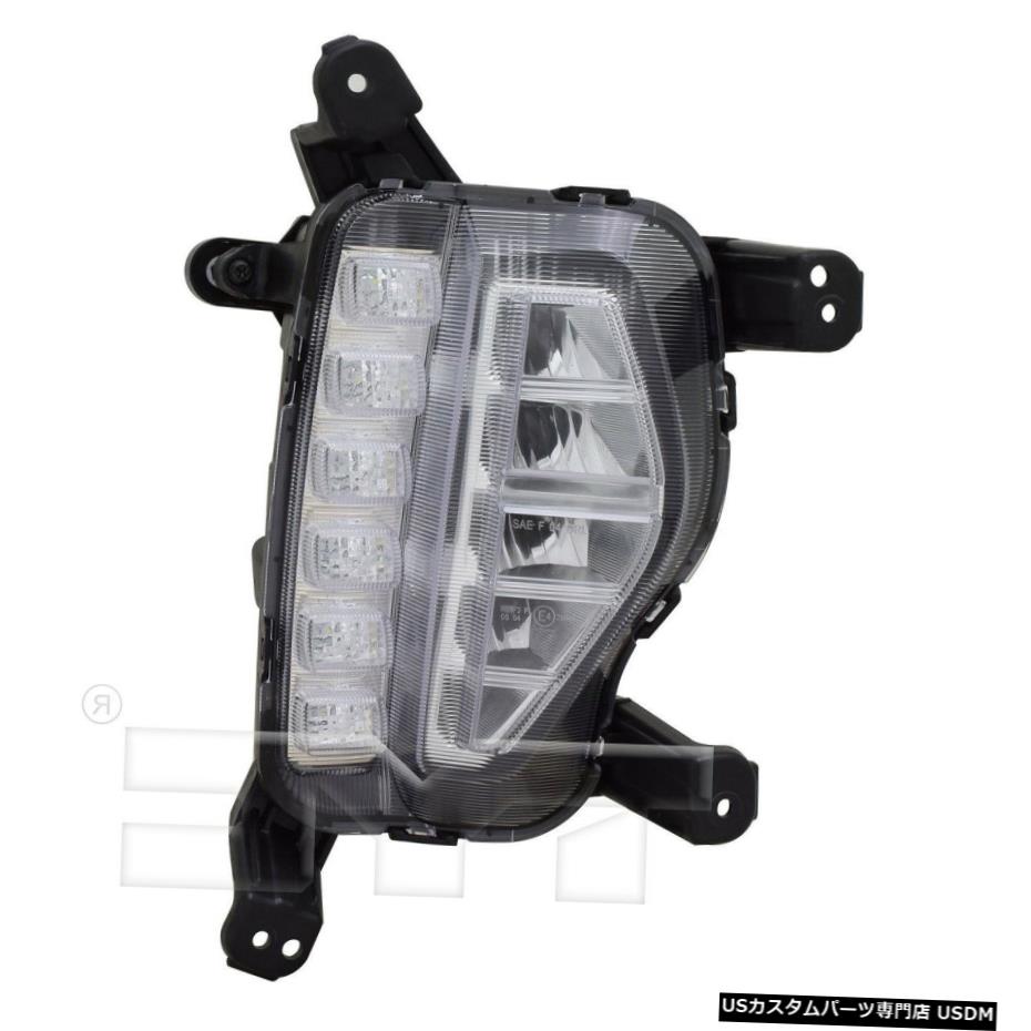 FIT HYUNDAI SANTA FE 2017-2018 RIGHTの昼間走行LIGHT FOG LAMP BUMPER FIT HYUNDAI SANTA FE 2017-2018 RIGHT DAYTIME RUNNING LIGHT FOG LAMP BUMPER 【並行輸入品】