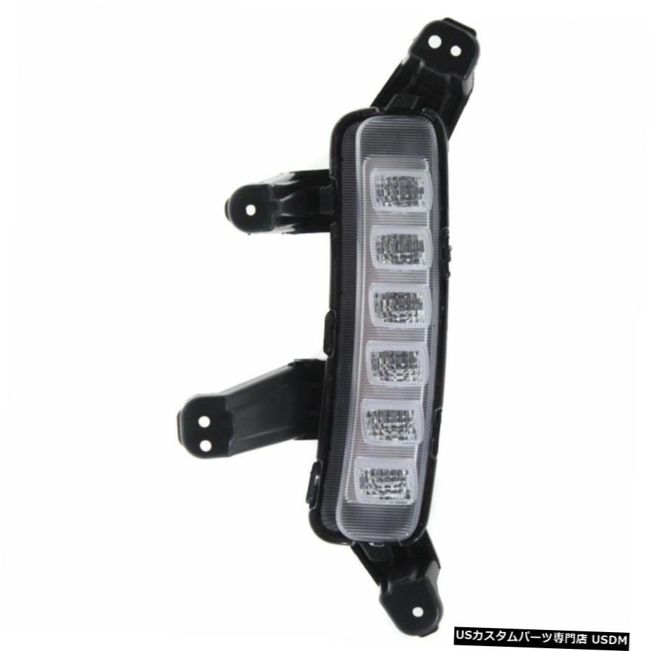LIGHT FOG LAMP BUMPERを実行しているFIT HYUNDAI SANTA FE SE 2017年から2018年LEFT DAYTIME FIT HYUNDAI SANTA FE SE 2017-2018 LEFT DAYTIME RUNNING LIGHT FOG LAMP BUMPER 【並行輸入品】