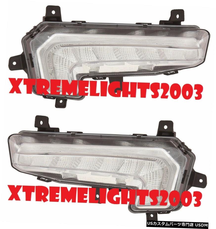 LAMPS FOG LIGHTS BUMPER PAIRを実行CHEVY MALIBU 2016年から2017年LEFT RIGHT DAYTIME CHEVY MALIBU 2016-2017 LEFT RIGHT DAYTIME RUNNING LAMPS FOG LIGHTS BUMPER PAIR 【並行輸入品】
