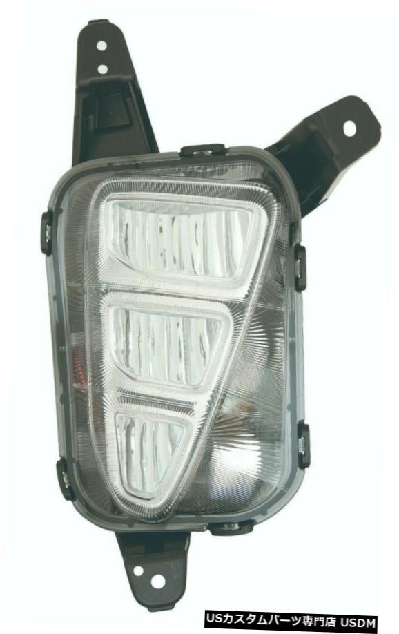 FIT KIA OPTIMA 2016 2017 2018 RIGHT旅客LED FOG LIGHTランプ駆動BUMPER FIT KIA OPTIMA 2016 2017 2018 RIGHT PASSENGER LED FOG LIGHT DRIVING LAMP BUMPER 【並行輸入品】