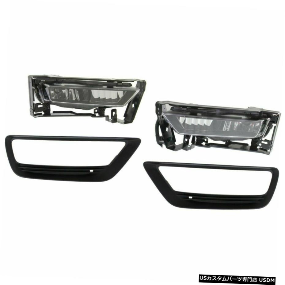 FIT HONDA ACCORD SEDANで2013年から2015年のフォグランプDRIVING LIGHTSベゼルTRIMS 4 PIECES FIT HONDA ACCORD SEDAN 2013-2015 FOG LIGHTS DRIVING LIGHTS BEZELS TRIMS 4 PIECES 【並行輸入品】