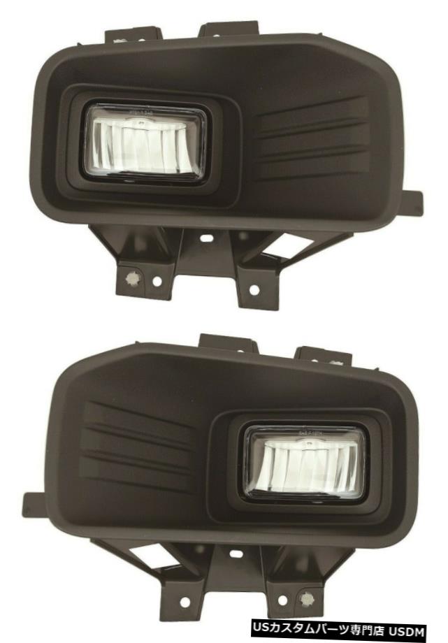 FORD F150は、2018年から2019年LED FOG LIGHT ASSEMBLYランプ駆動BUMPER PAIRを拾うフィット fit FORD F150 PICK UP 2018-2019 LED FOG LIGHT ASSEMBLY DRIVING LAMP BUMPER PAIR 【並行輸入品】
