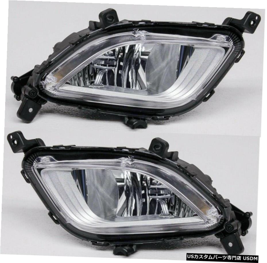 FITS KIA FORTEのSEDAN 2017年から2018年のフォグランプDRIVING LAMPS BUMPER W /電球PAIR FITS KIA FORTE SEDAN 2017-2018 FOG LIGHTS DRIVING LAMPS BUMPER W/BULBS PAIR 【並行輸入品】