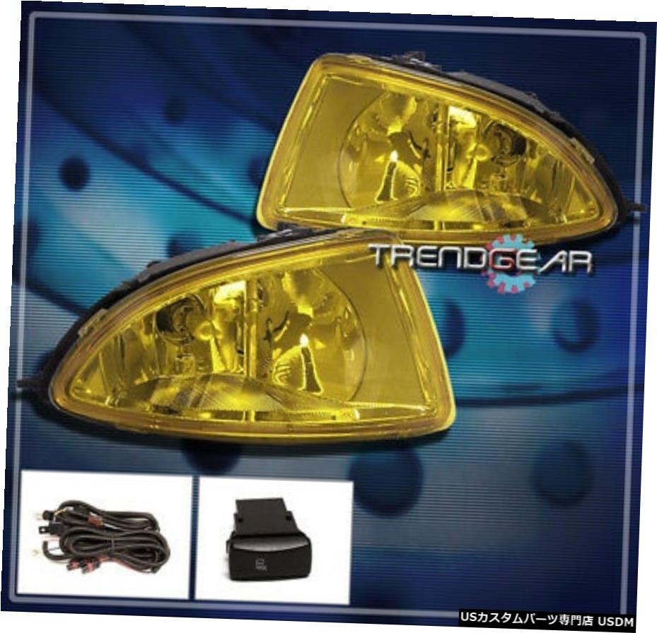 2004-2005 HONDA CIVIC COUPEのSEDAN 2 / 4DR BUMPER YELLOW FOG LIGHTS W /ハーネス用 FOR 2004-2005 HONDA CIVIC COUPE SEDAN 2/4DR BUMPER YELLOW FOG LIGHTS W/HARNESS 【並行輸入品】