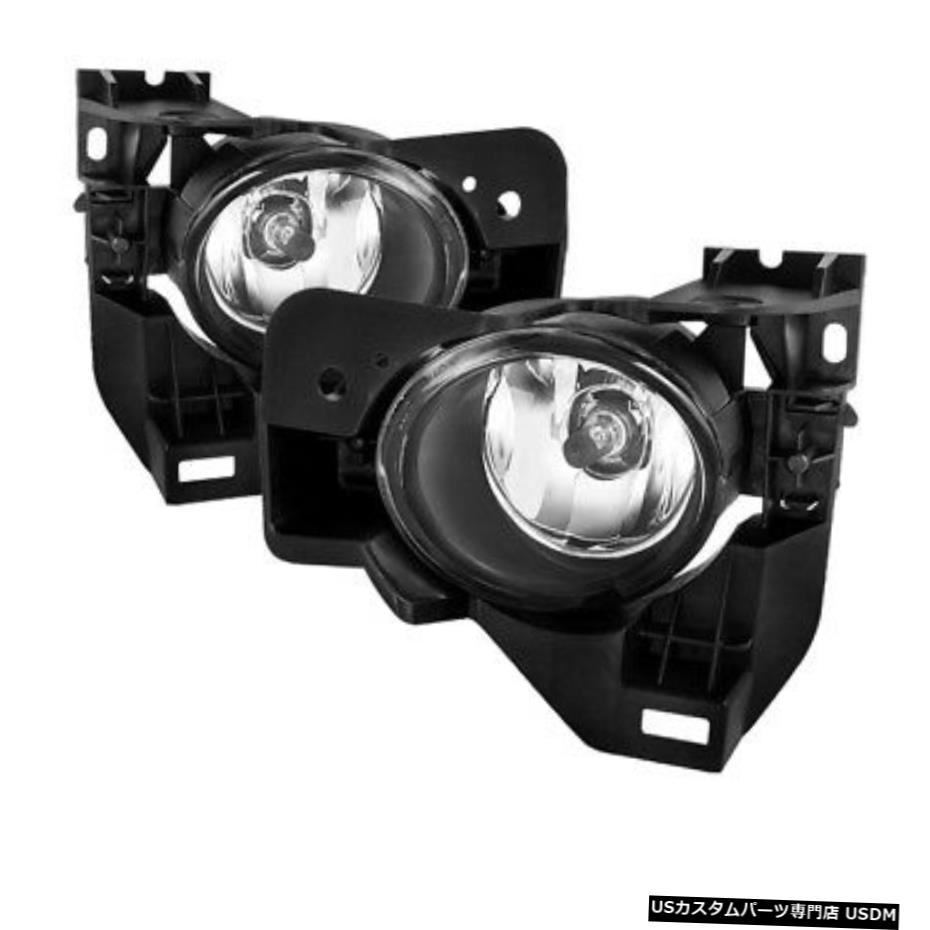 フィット日産マキシマ9月14日クリアバンパーフォグランプ/球根+ワイヤー+スイッチフルセットのw Fit Nissan 09-14 Maxima Clear Bumper Fog Lights w/Bulbs+Wire+Switch Full Set 【並行輸入品】