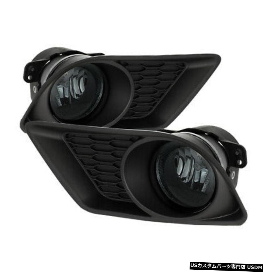 フィットダッジチャージャー11-14 /電球+ワイヤー+スイッチフルセットwのバンパーフォグライトスモーク Fit Dodge 11-14 Charger Smoke Bumper Fog Light w/ Bulbs+Wire+Switch Full Set 【並行輸入品】