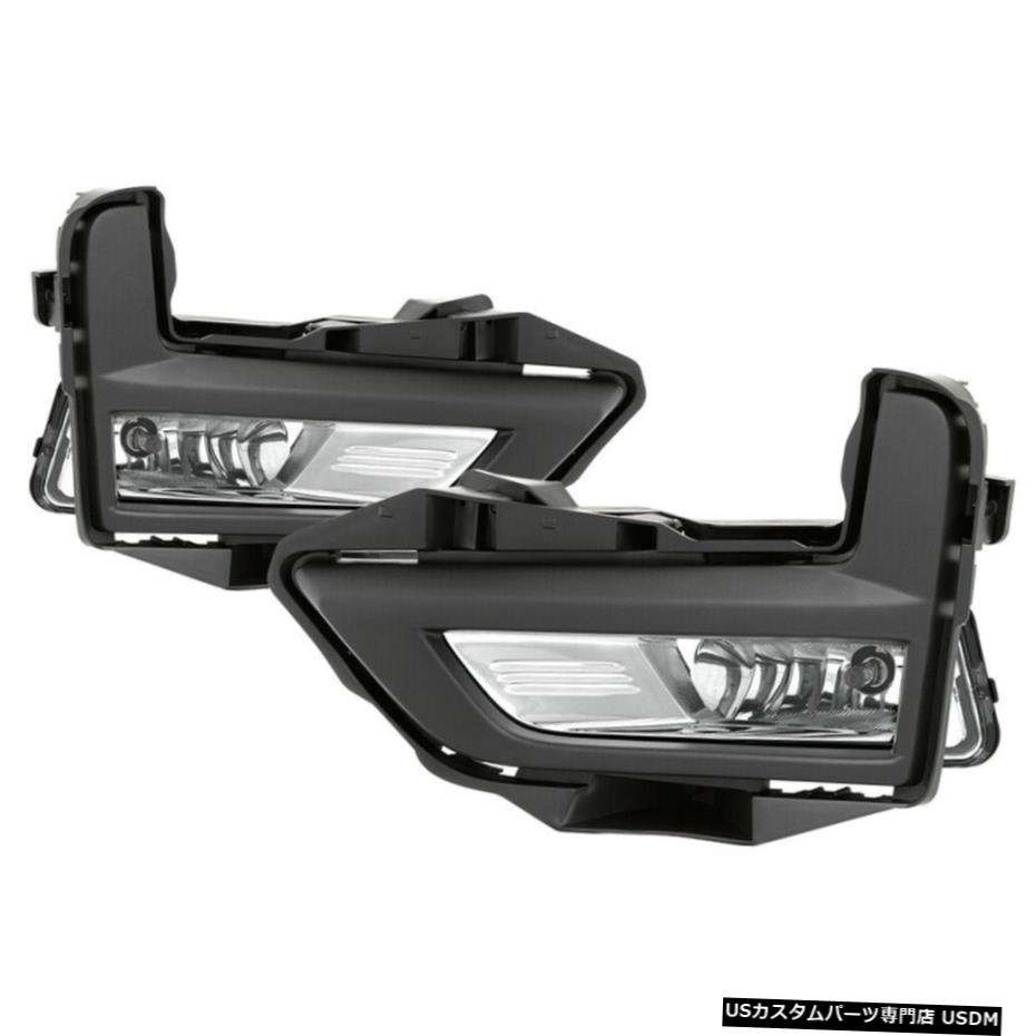 17-18日産ローグS / SL / SVクリアフォグランプを取り付けワット/スイッチ+電球+リレー+配線 Fit 17-18 Nissan Rogue S/SL/SV Clear Fog Lights w/ Switch+Bulbs+Relay+Wiring 【並行輸入品】