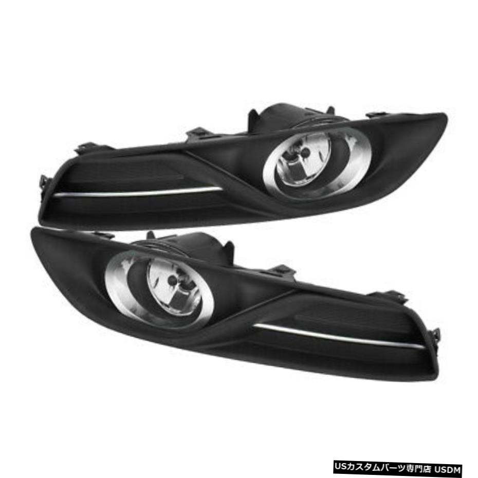 フィット日産セントラ13-15クリアバンパーフォグランプ/球根+ワイヤー+スイッチフルセットのw Fit Nissan 13-15 Sentra Clear Bumper Fog Lights w/ Bulbs+Wire+Switch Full Set 【並行輸入品】