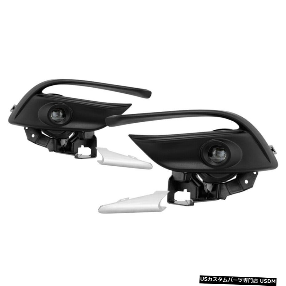 2017-2018マツダ3アクセラLEDバンパーのフォグランプセットのw /クロームトリムベゼル 2017-2018 Mazda 3 Mazda3 LED Bumper Fog Lights Set w/ Chrome Trim Bezel 【並行輸入品】 45,012円