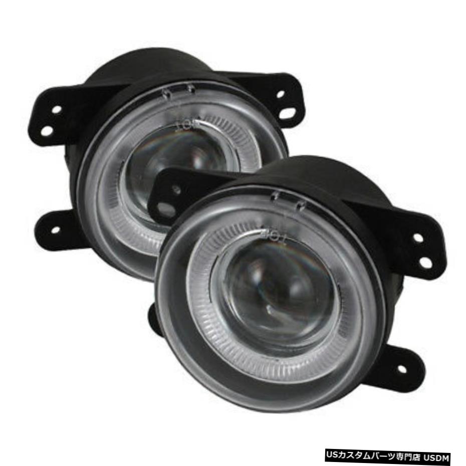 フィットダッジマグナム05-07 05-10クライスラー300 PTクルーザーヘイロープロジェクターフォグランプ Fit Dodge 05-07 Magnum 05-10 Chrysler 300 PT Cruiser Halo Projector Fog Lights 【並行輸入品】