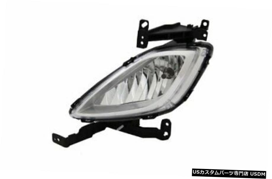 11-14ヒュンダイエラントラ（米国内蔵）ドライバー左用フォグランプバンパーランプ Fog Light Bumper Lamp for 11-14 Hyundai Elantra (US Built) Driver Left 【並行輸入品】