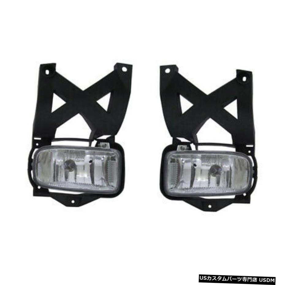 01-04フォード・エスケープ/ 03-04プラスチックバンパー左＆＃038のためのフォグランプペアセット。正しい Fog Lights Pair Set for 01-04 Ford Escape/03-04 Plastic Bumper Left & Right 【並行輸入品】