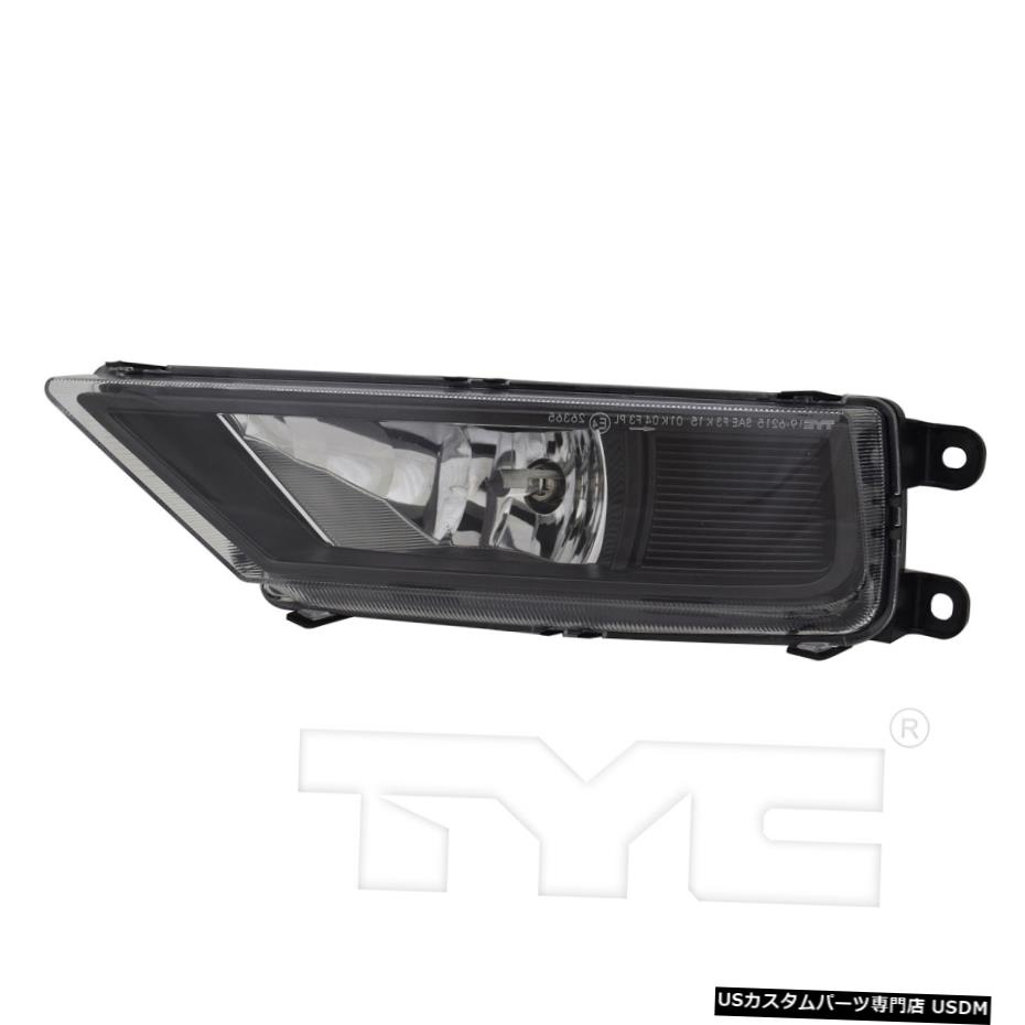 18-19フォルクスワーゲンティグアン左ドライバCAPA用フォグランプバンパーランプ Fog Light Bumper Lamp for 18-19 Volkswagen Tiguan Left Driver CAPA 【並行輸入品】