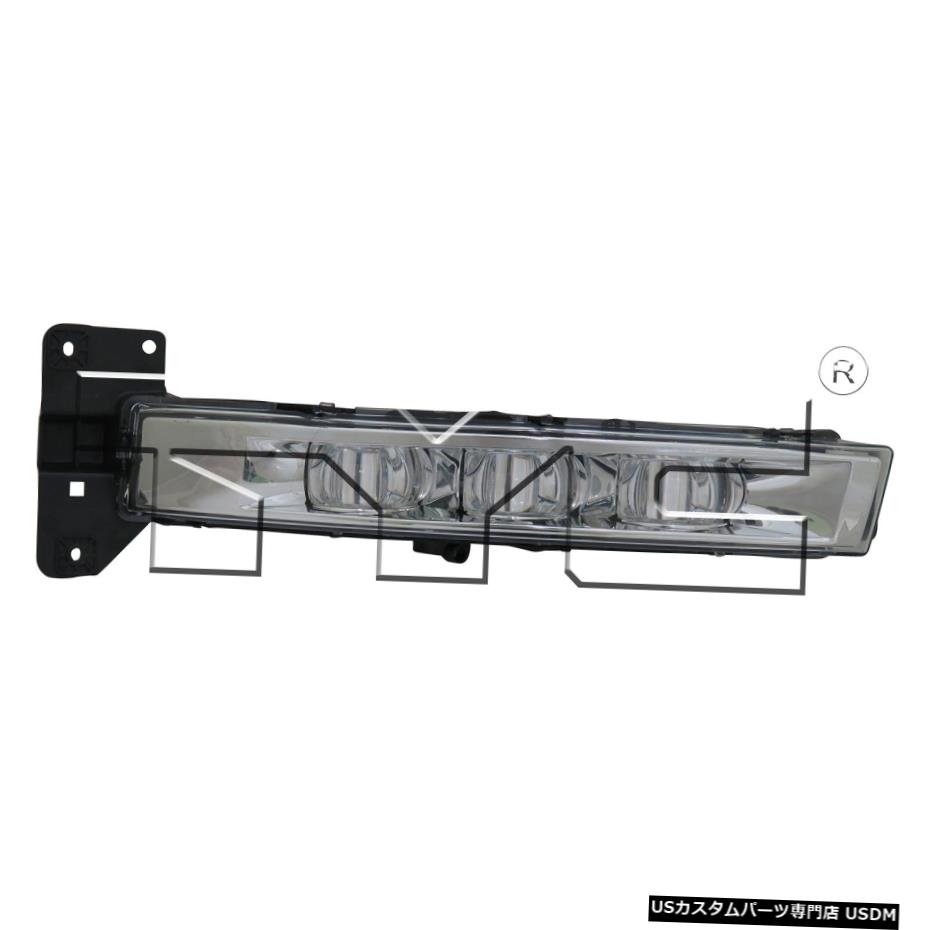 15-19ダッジチャージャー右旅客CAPA用LEDフォグランプバンパーランプ LED Fog Light Bumper Lamp for 15-19 Dodge Charger Right Passenger CAPA 【並行輸入品】