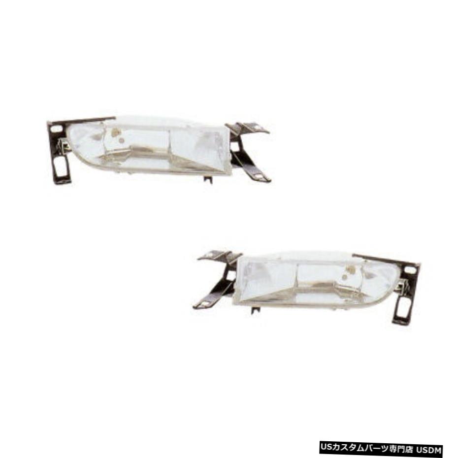 00-05キャデラックデビル左＆＃038のためのフォグランプバンパーランプペアセット。正しい Fog Lights Bumper Lamps Pair Set for 00-05 Cadillac Deville Left & Right 【並行輸入品】