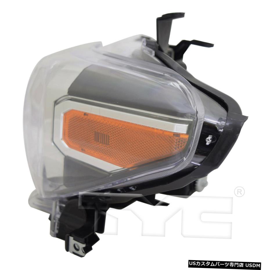 W /フォグライト左LED DRL O / W 18-18トヨタタコマのためのハロゲンヘッドライトランプ Halogen Headlight Lamp for 18-18 Toyota Tacoma w/o LED DRL w/Fog Light Left 【並行輸入品】