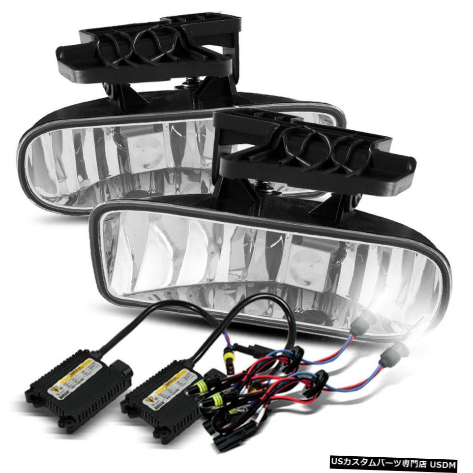 6000K HID / 00-06シボレーサバーバン/タホクリアフォグランプドライビングランプキット 6000K HID/For 00-06 Chevy Suburban/Tahoe Clear Fog Lights Driving Lamps Kit 【並行輸入品】