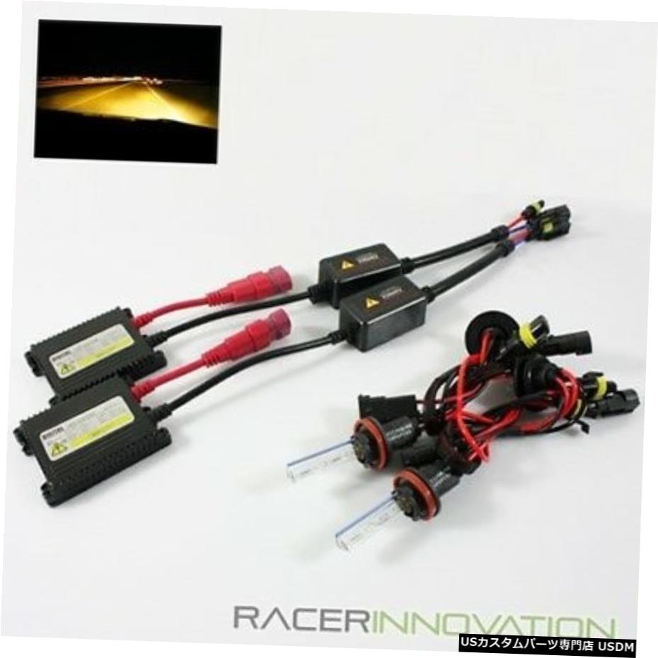 H11 3000K JDMイエローのAcスリムバラストキセノンHIDキットヘッドライト/フォグドライビングライト H11 3000K JDM Yellow Ac Slim Ballast Xenon HID Kit Headlights/Fog Driving Lights 【並行輸入品】