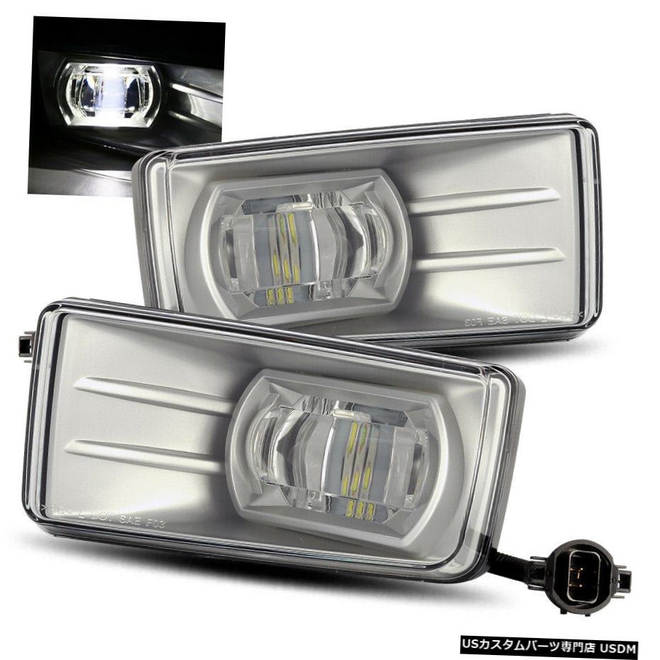 2007-2013シルバラード1500 / 2500HD / 3500HD LEDフォグランプバンパードライビングランプ For 2007-2013 Silverado 1500/2500HD/3500HD LED Fog Lights Bumper Driving Lamps 【並行輸入品】