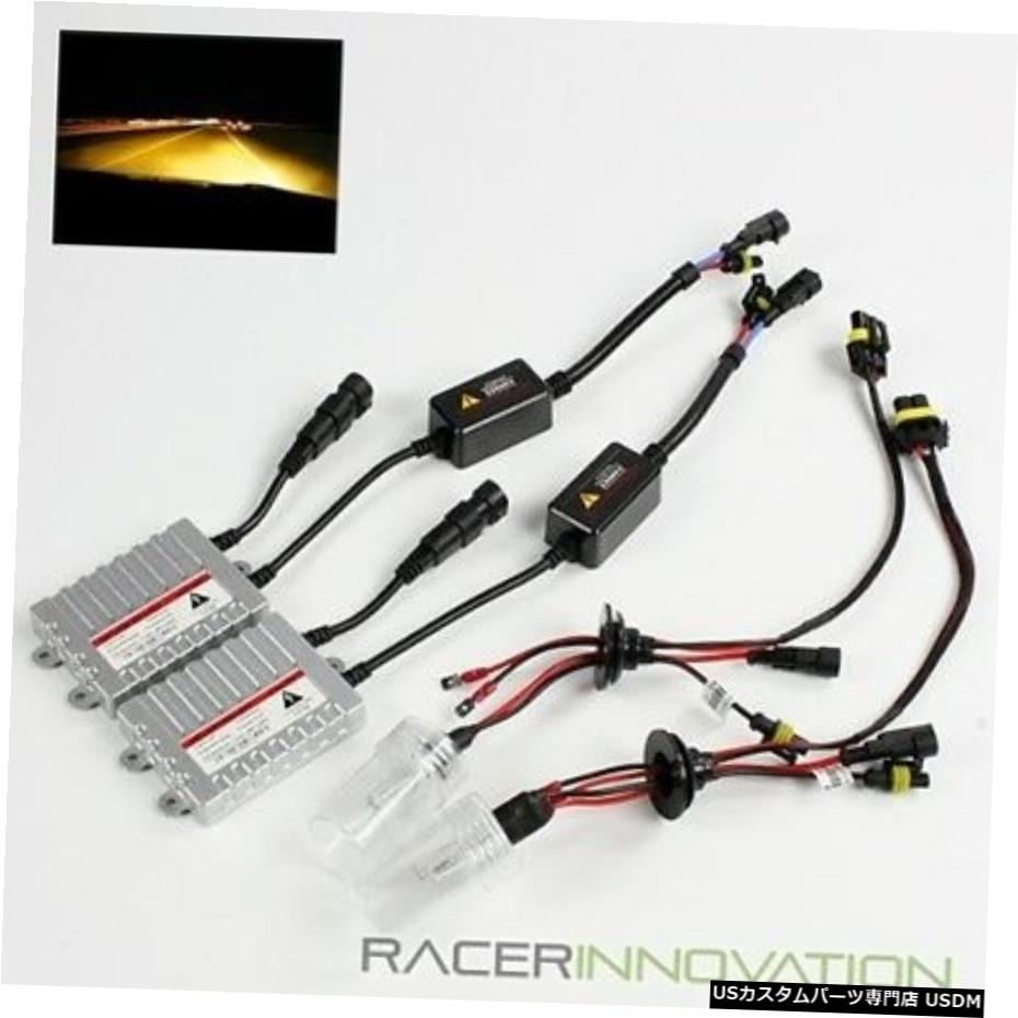 H3 3000KイエロースリムACバラストキセノンHID変換キットフォグドライビングライト H3 3000K Yellow Slim AC Ballast Xenon HID Conversion Kit Fog Driving Light 【並行輸入品】