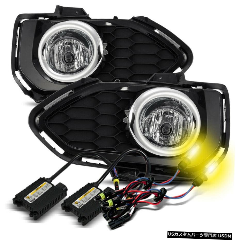 3000K HID / 18-19ホンダフィットのための明確な左/右フォグランプドライビングランプキット 3000K HID/For 18-19 Honda Fit Clear Left/Right Fog Lights Driving Lamps Kit 【並行輸入品】