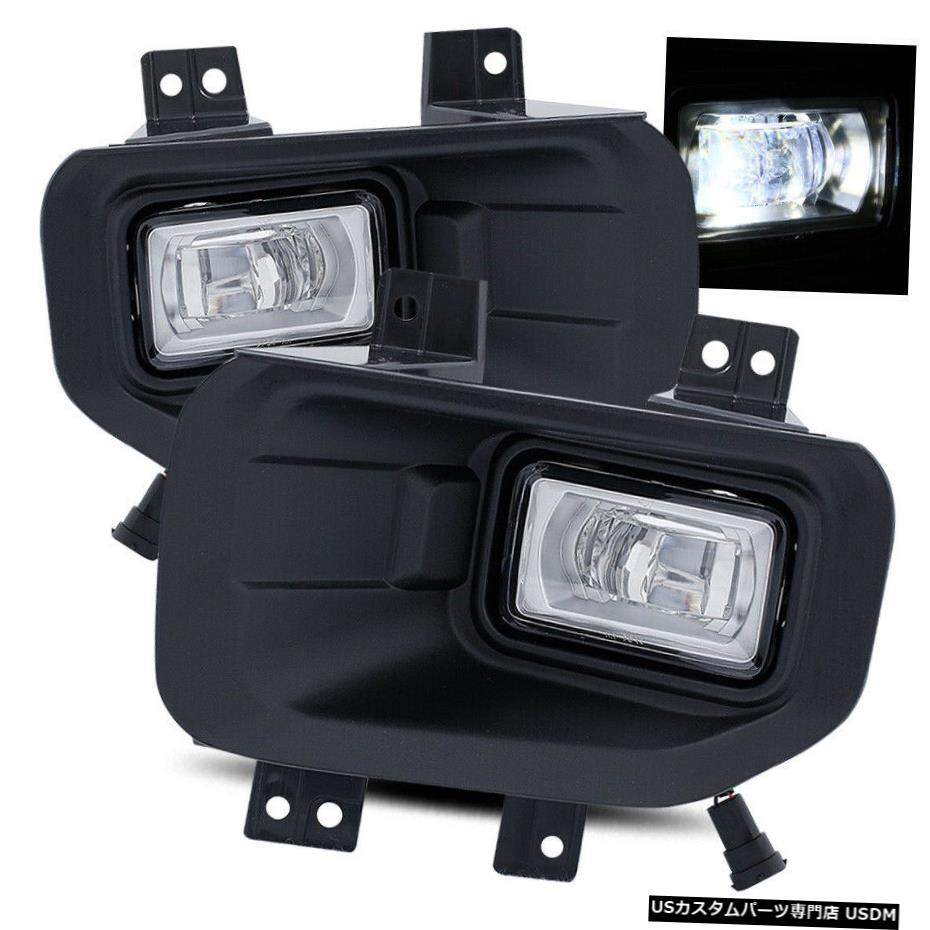 2015-2017フォードF150ハイパワーLEDフォグランプバンパードライビングランプ組立用 For 2015-2017 Ford F150 Hi-Power LED Fog Lights Bumper Driving Lamps Assembly 【並行輸入品】