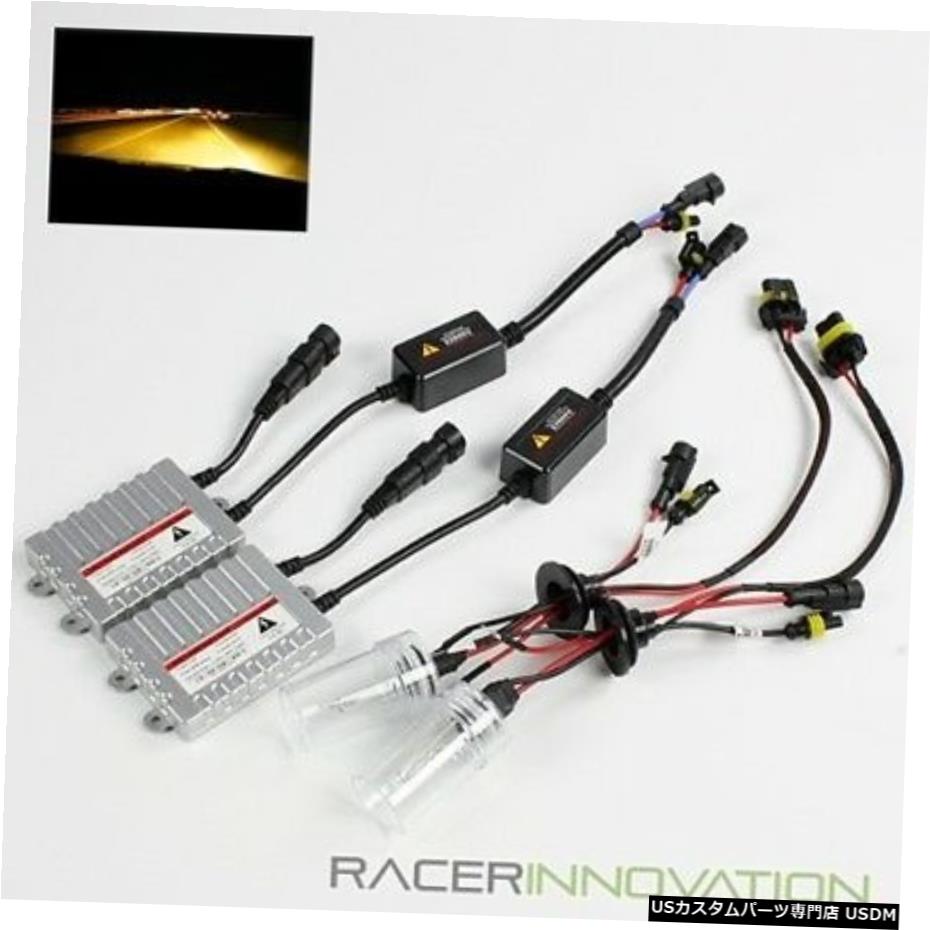 880/881/896/893 3000Kイエロー55W ACバラストキセノンHID変換キットフォグランプ 880/881/896/893 3000K Yellow 55W AC Ballast Xenon HID Conversion Kit Fog Lights 【並行輸入品】