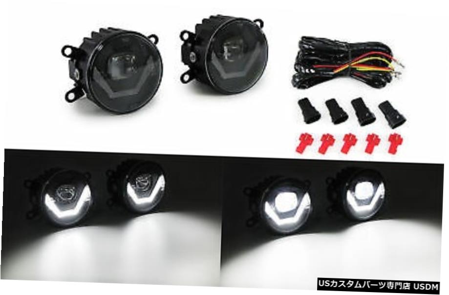 LED昼間とクリアLEDフォグランプシトロエンC3ピカソのためにライトを実行しています09- Clear LED Fog Lights with LED Daytime Running Lights for Citroen C3 Picasso 09- 【並行輸入品】